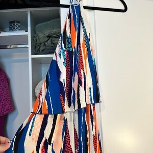 fab'rik Multicolor Abstract Dress